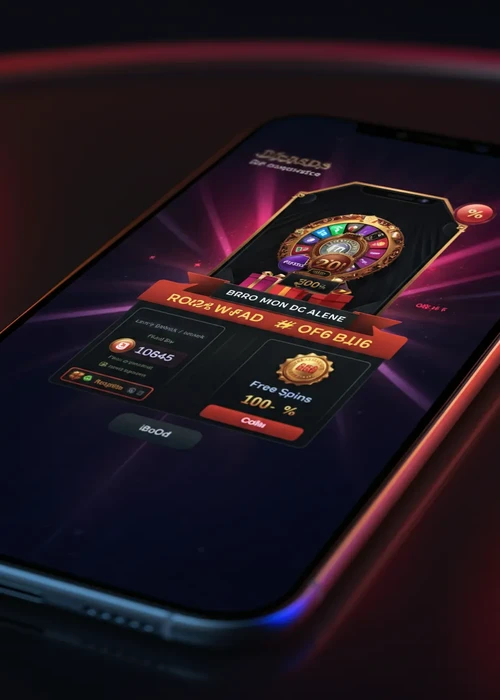 A captivating display of golden coins and bonus symbols highlighting promotions at Pyramid Spins Casino.